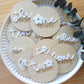 Baby Milestone Cards - Flowery Words