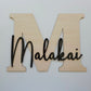 Name Initial Plaque