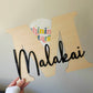 Name Initial Plaque