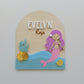 Mermaid Name Plaque - Personalised