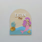 Mermaid Name Plaque - Personalised