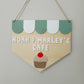 Café, Market, Bakery Hanging Banner - Personalised and Customisable