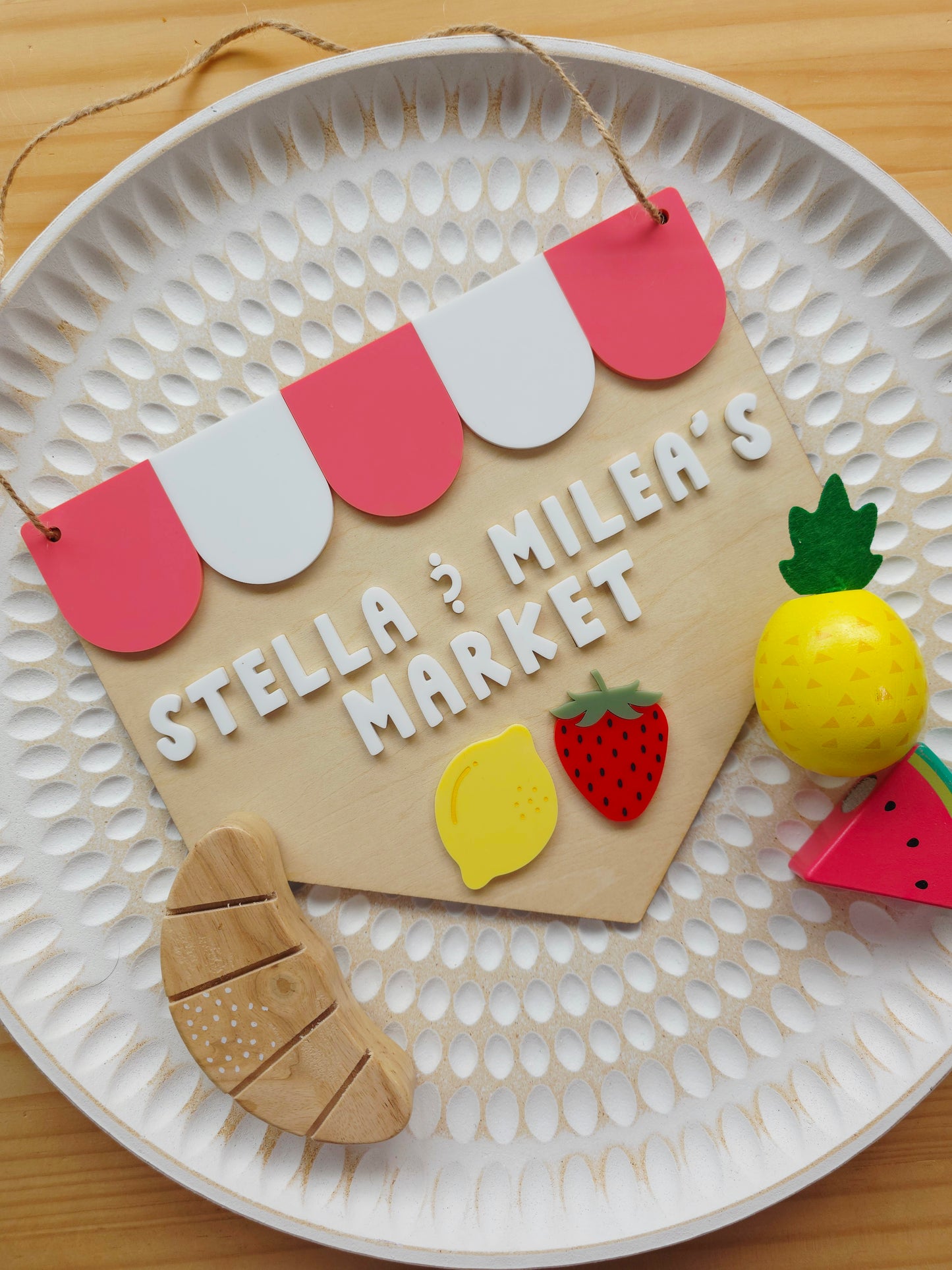 Café, Market, Bakery Hanging Banner - Personalised and Customisable