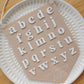 Alphabet Hanging Banner - Vintage Font
