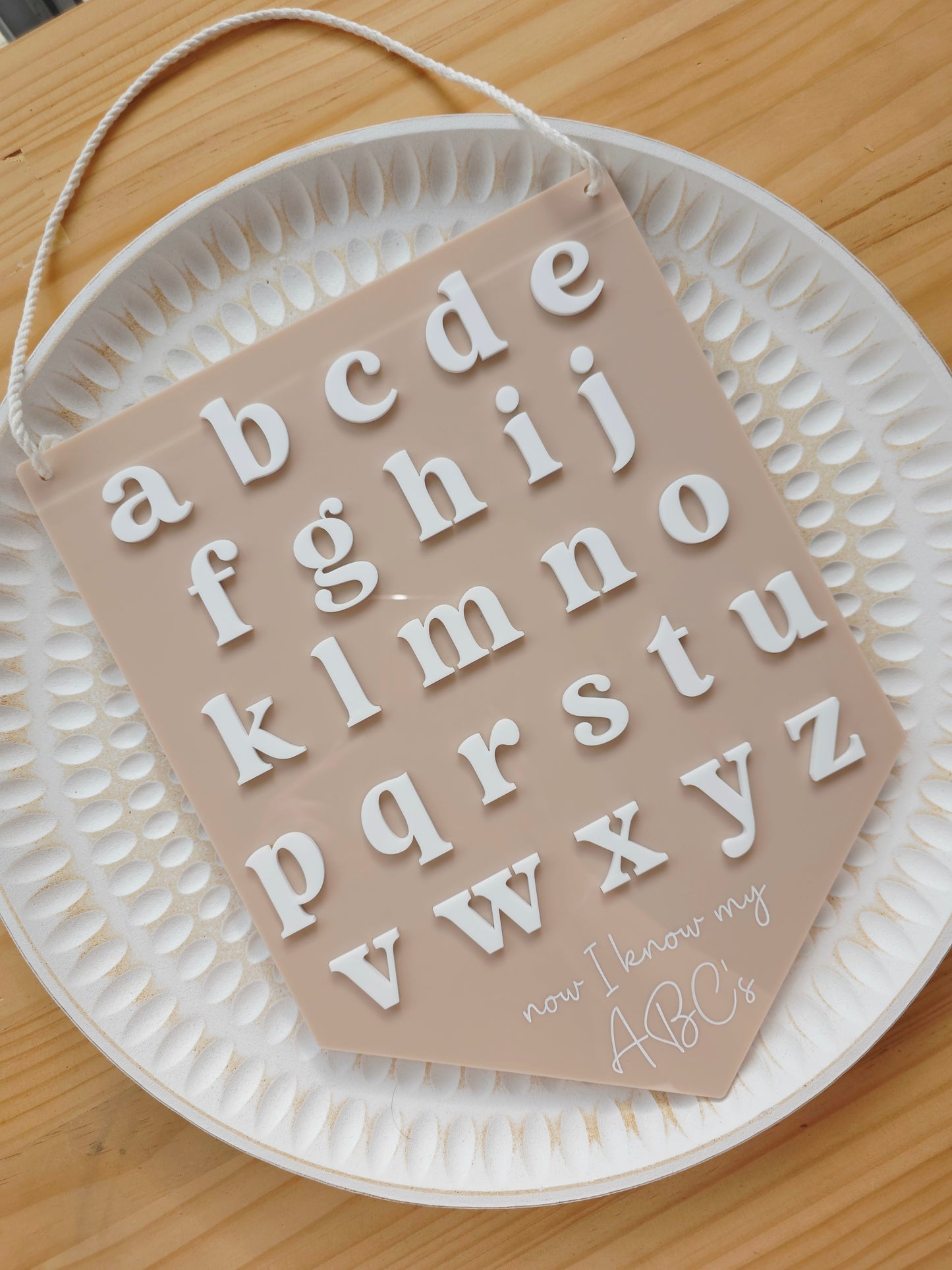 Alphabet Hanging Banner - Vintage Font