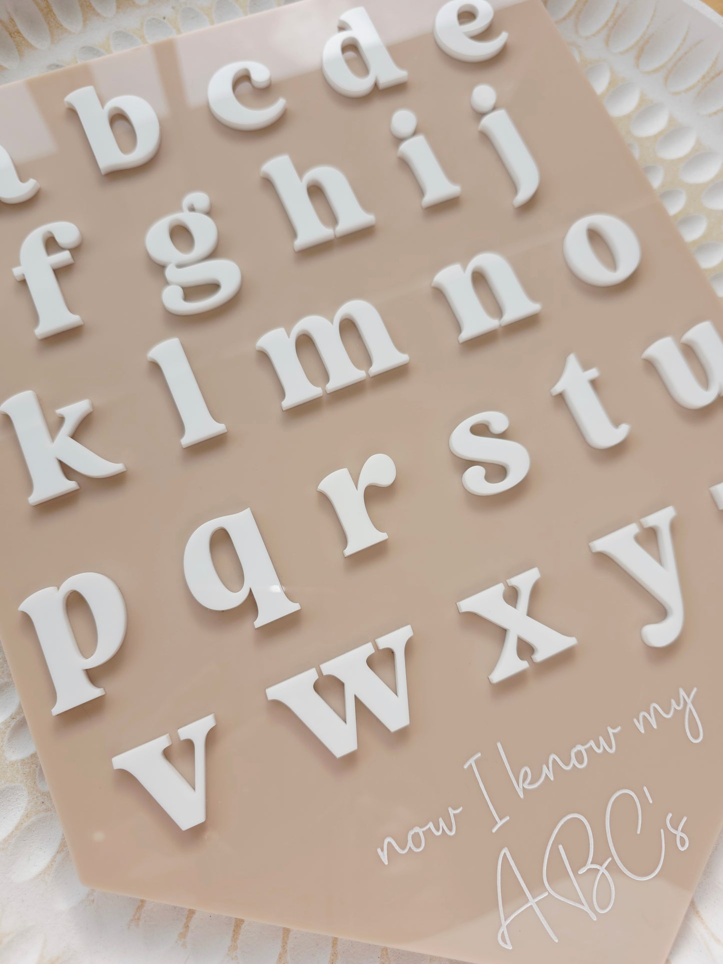 Alphabet Hanging Banner - Vintage Font