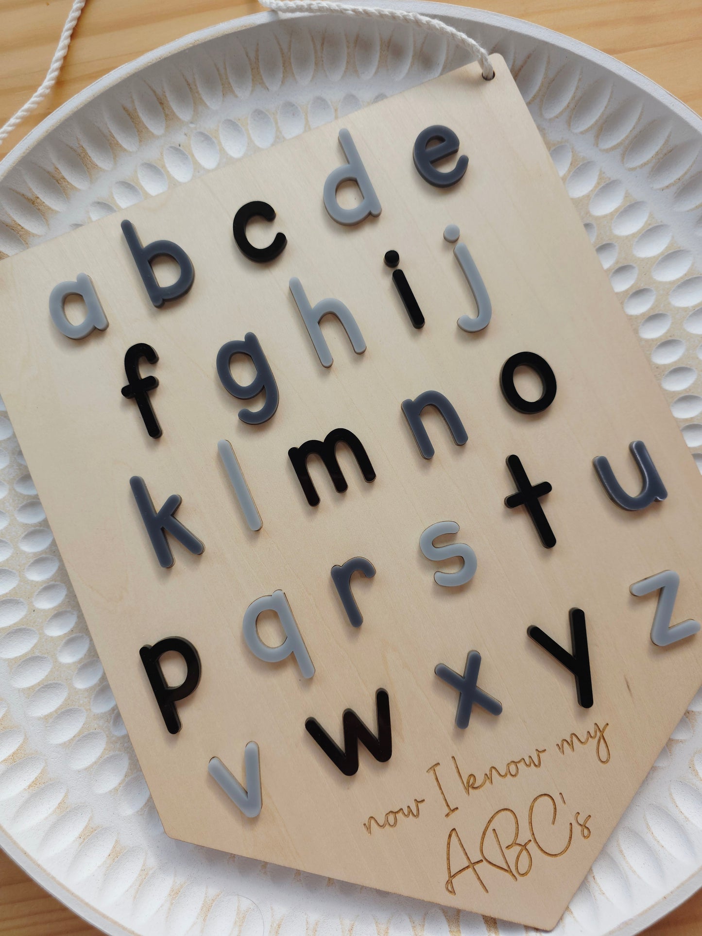 Alphabet Hanging Banner - Classic Font