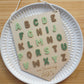 Alphabet Hanging Banner - Bubble Font