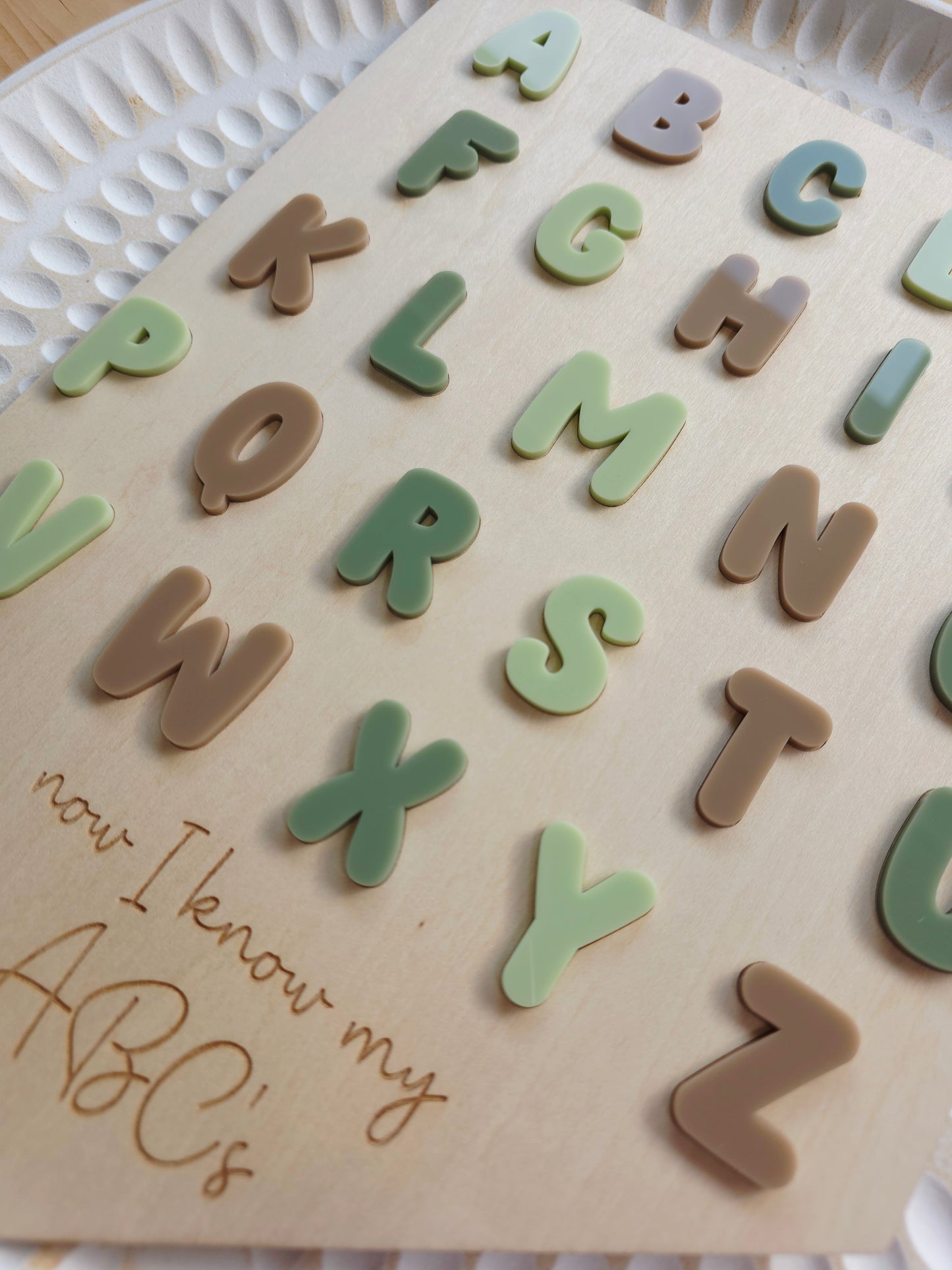 Alphabet Hanging Banner - Bubble Font