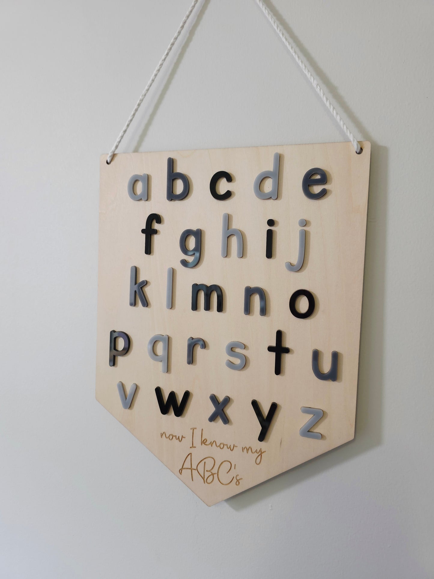 Alphabet Hanging Banner - Classic Font