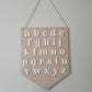 Alphabet Hanging Banner - Vintage Font