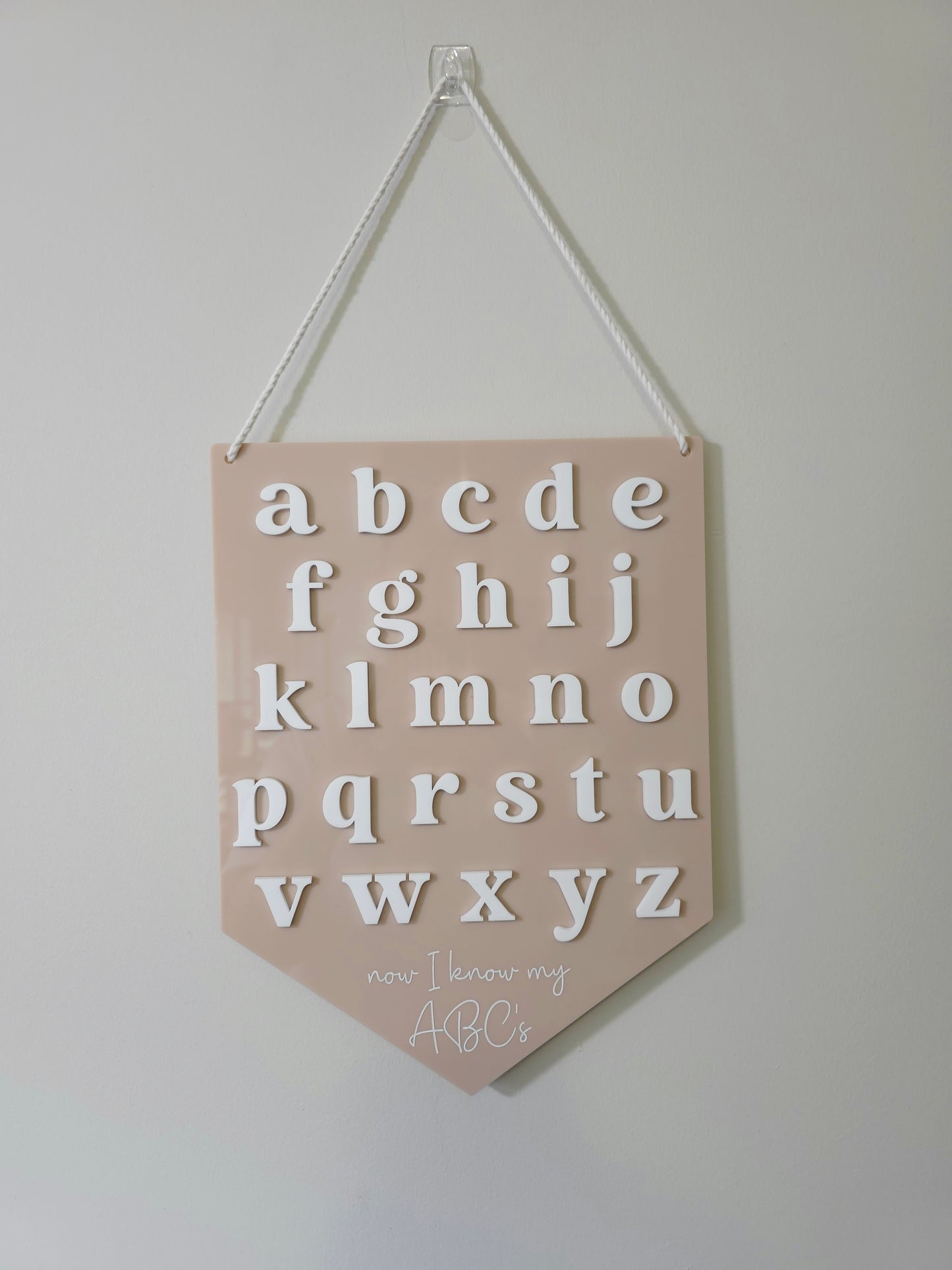 Alphabet Hanging Banner - Vintage Font