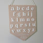 Alphabet Hanging Banner - Vintage Font