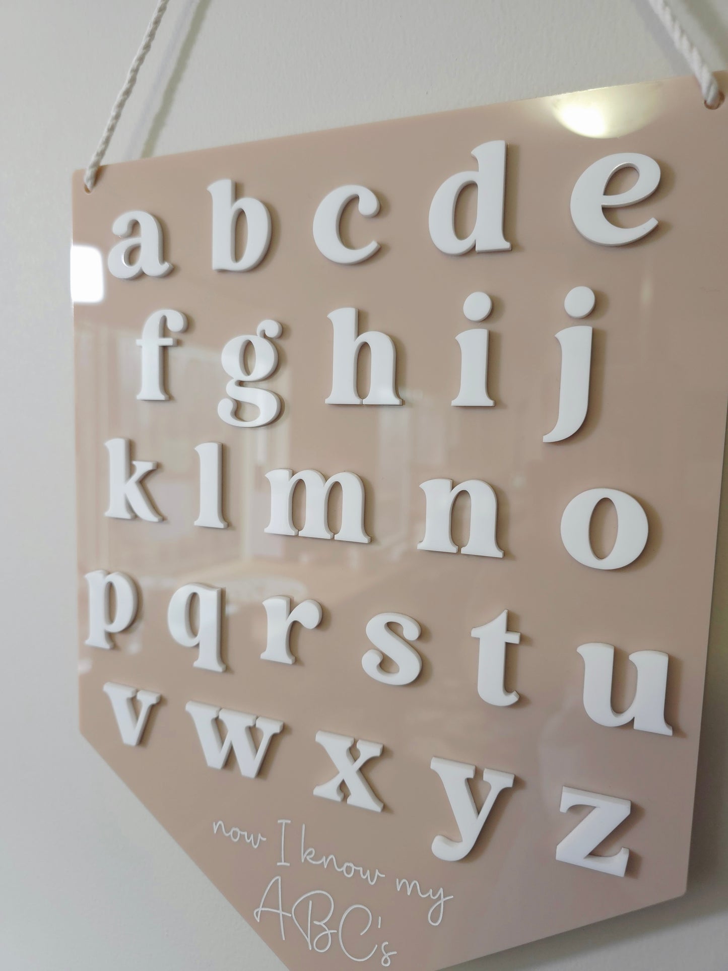 Alphabet Hanging Banner - Vintage Font