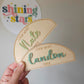 Kids Artwork Magnet- Script font