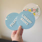 Customised Classroom Circle Labels