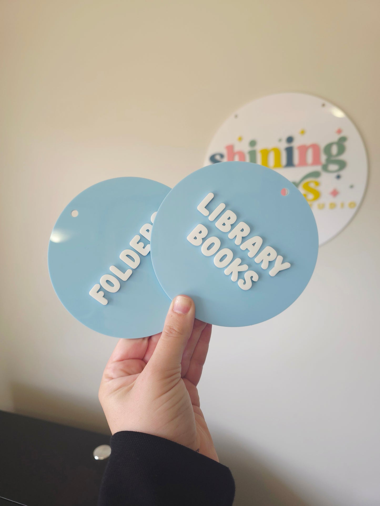 Customised Classroom Circle Labels