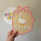 Goose Bow Name Sign