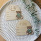 Bear Baby Announcement Plaque