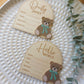 Bear Baby Announcement Plaque