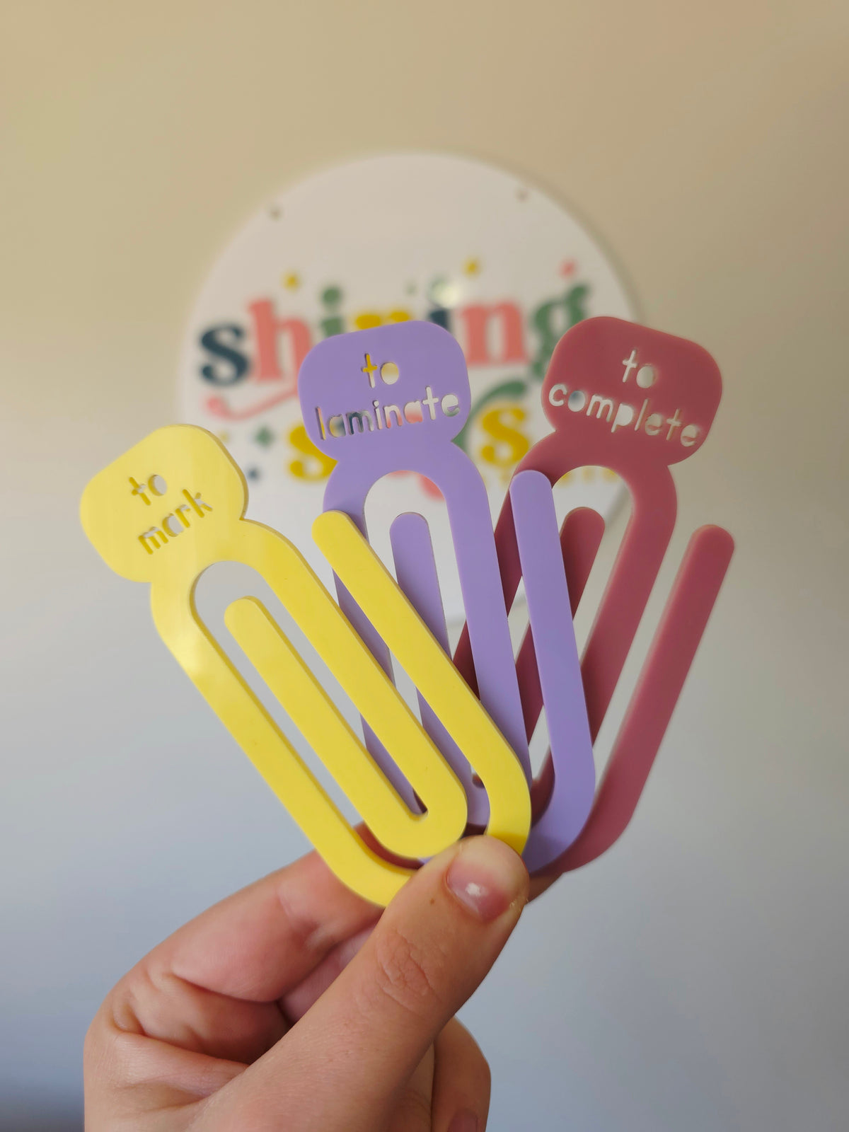 Personalised Jumbo Paperclip