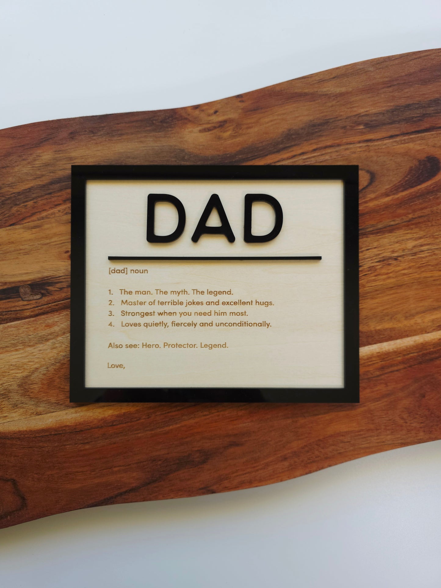Dad Definition Plaque - Father's Day Gift