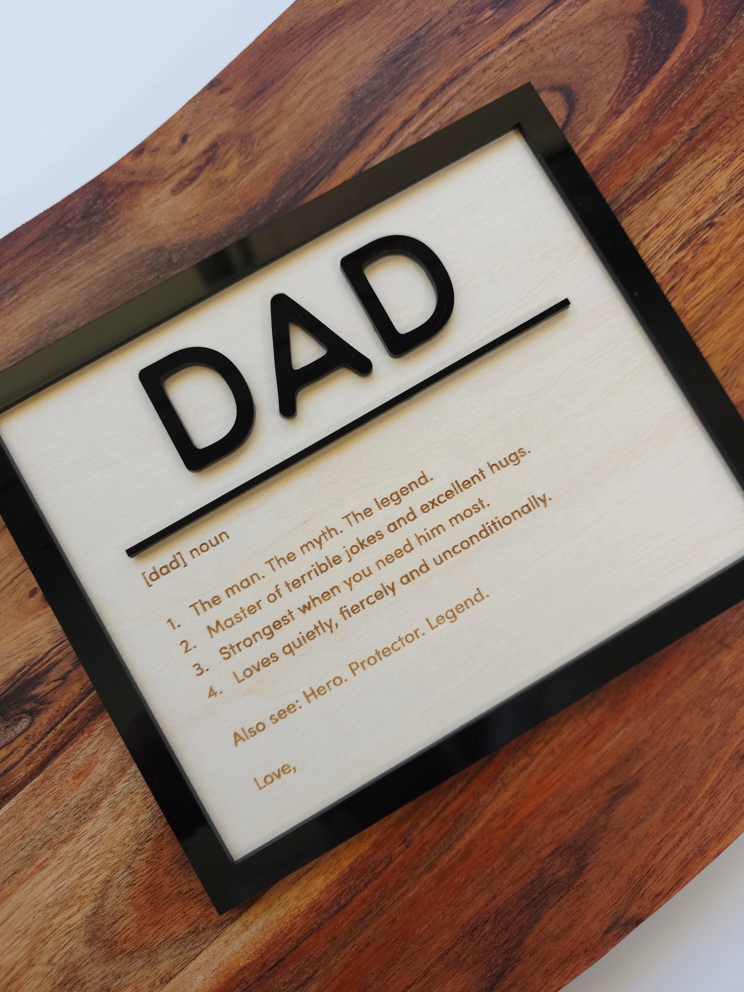 Dad Definition Plaque - Father's Day Gift