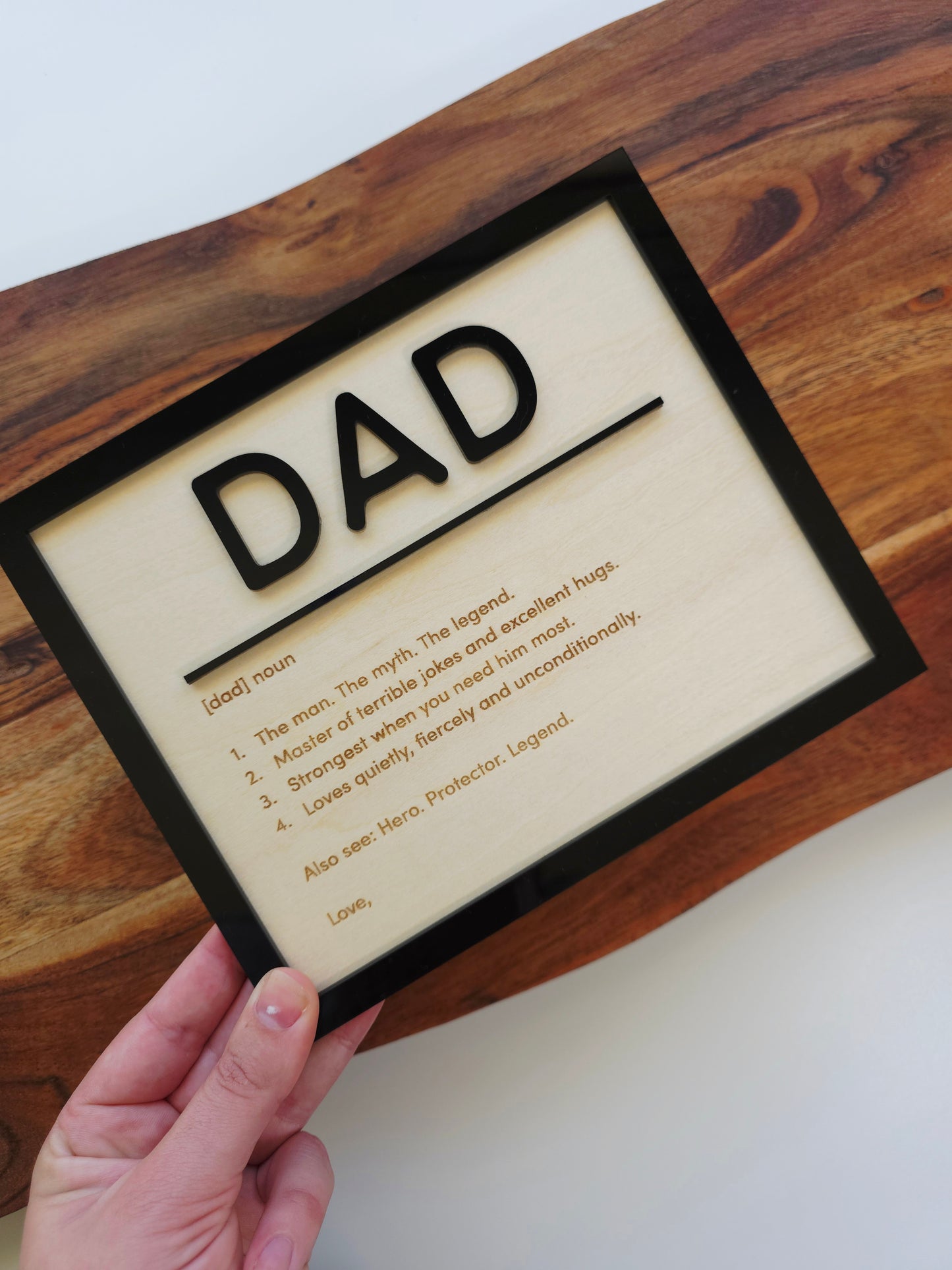 Dad Definition Plaque - Father's Day Gift