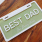 Number Plate for Dad - Personalised Father's Day Gift