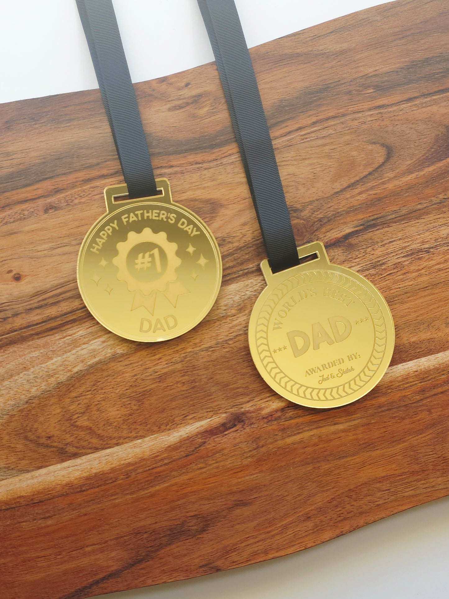 Father's Day Medal - Personalised