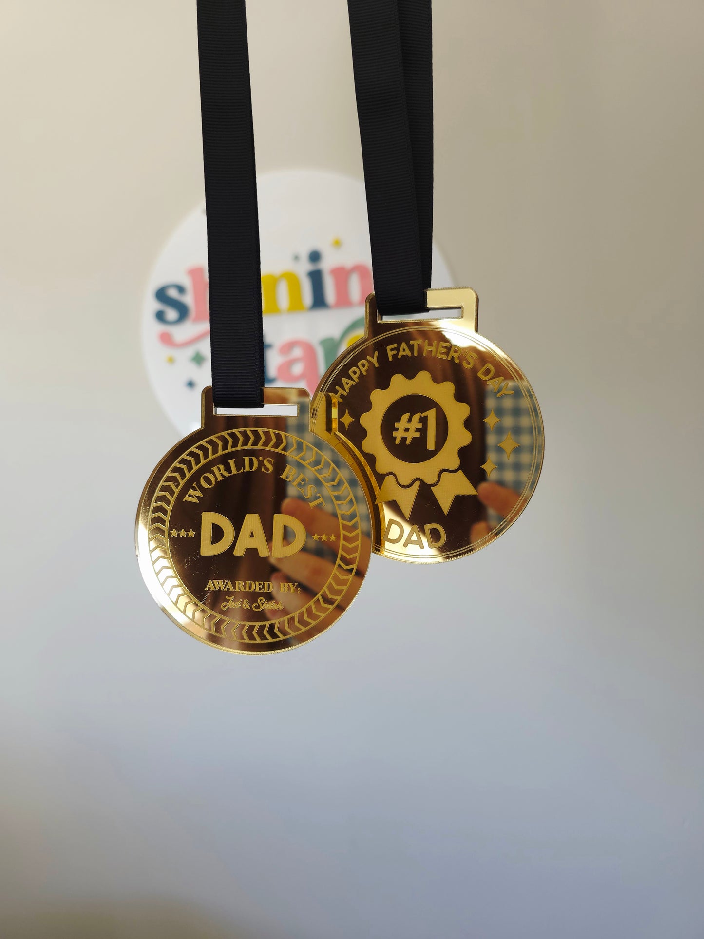 Father's Day Medal - Personalised