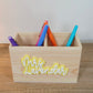 Personalised Pencil Pots - Plastic & Wood