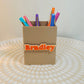 Personalised Pencil Pots - Plastic & Wood