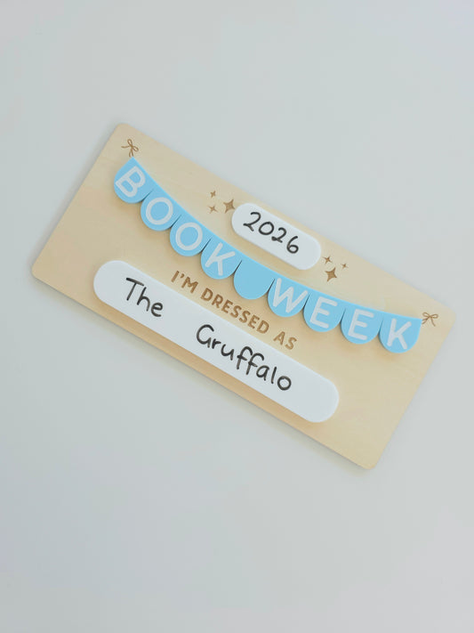Book Week Dressed Up As Plaque