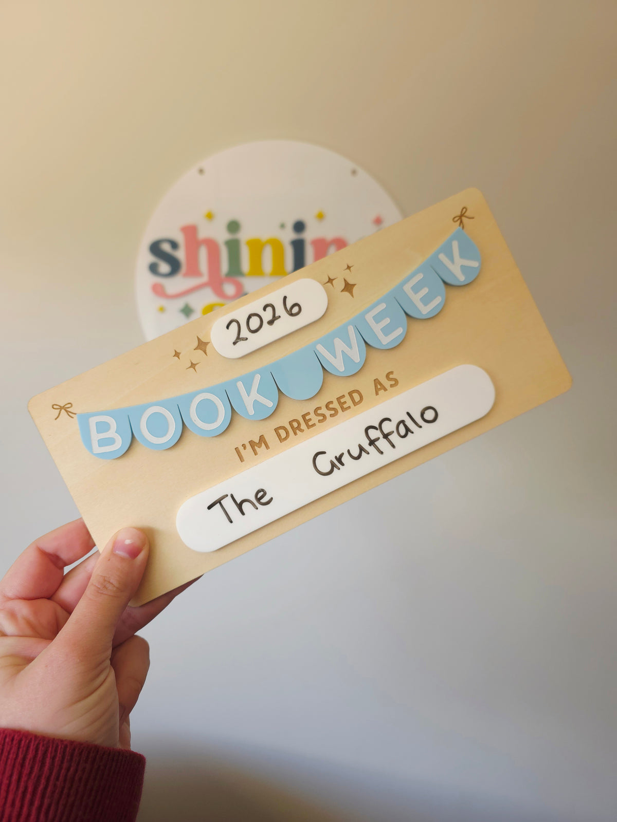 Book Week Dressed Up As Plaque
