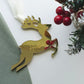 Reindeer Personalised Ornament - Mirror