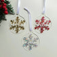 Snowflake Personalised Christmas Ornament - Acrylic
