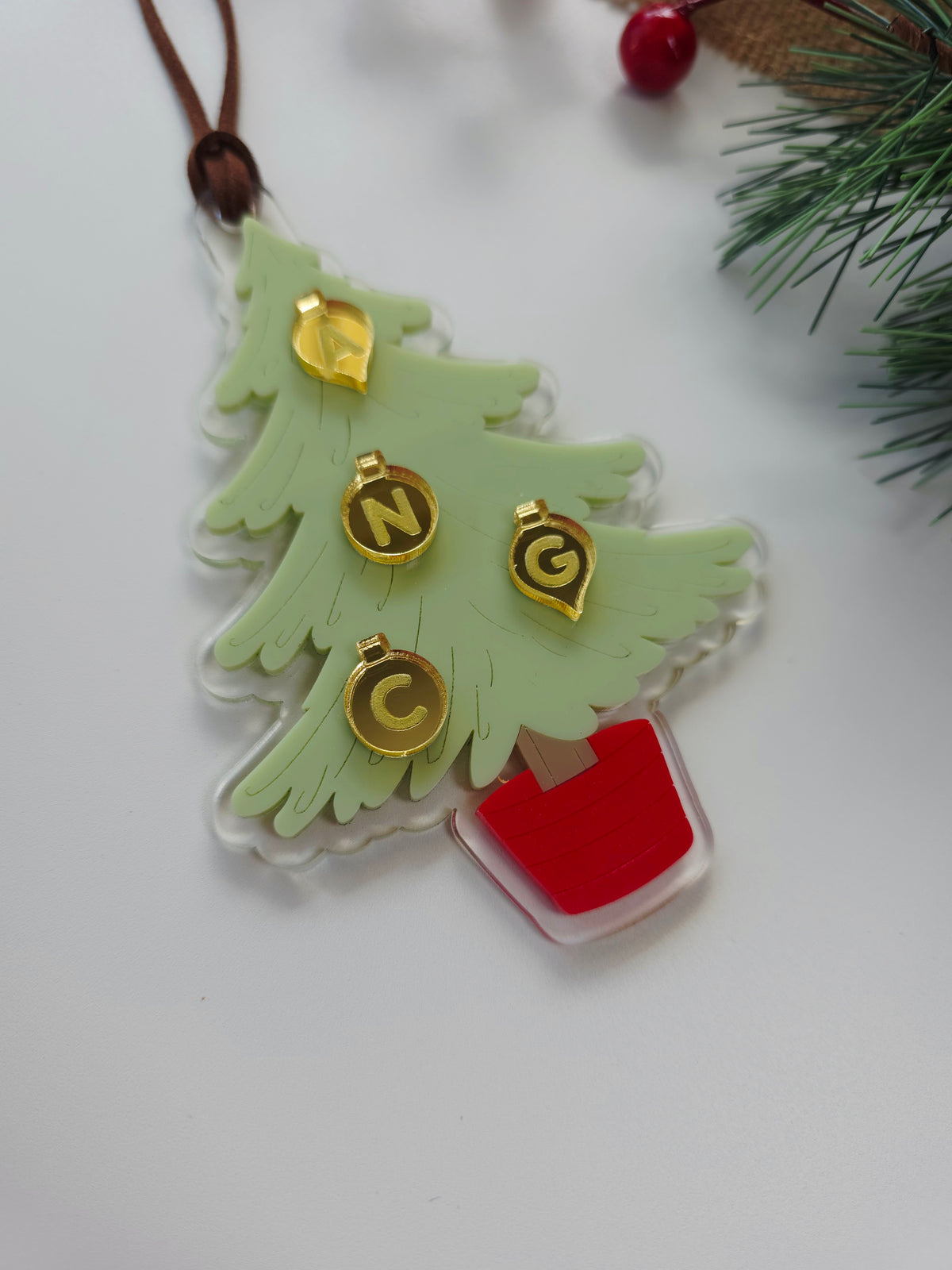 Family Ornament Christmas Tree