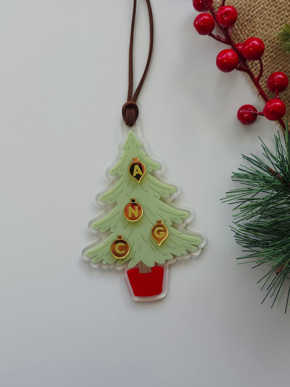 Family Ornament Christmas Tree