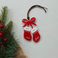 Baby Booties Personalised First Christmas Ornament