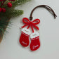 Baby Booties Personalised First Christmas Ornament