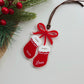 Baby Booties Personalised First Christmas Ornament
