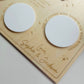 Christmas Santa Snack Board - Rectangular (Personalised)