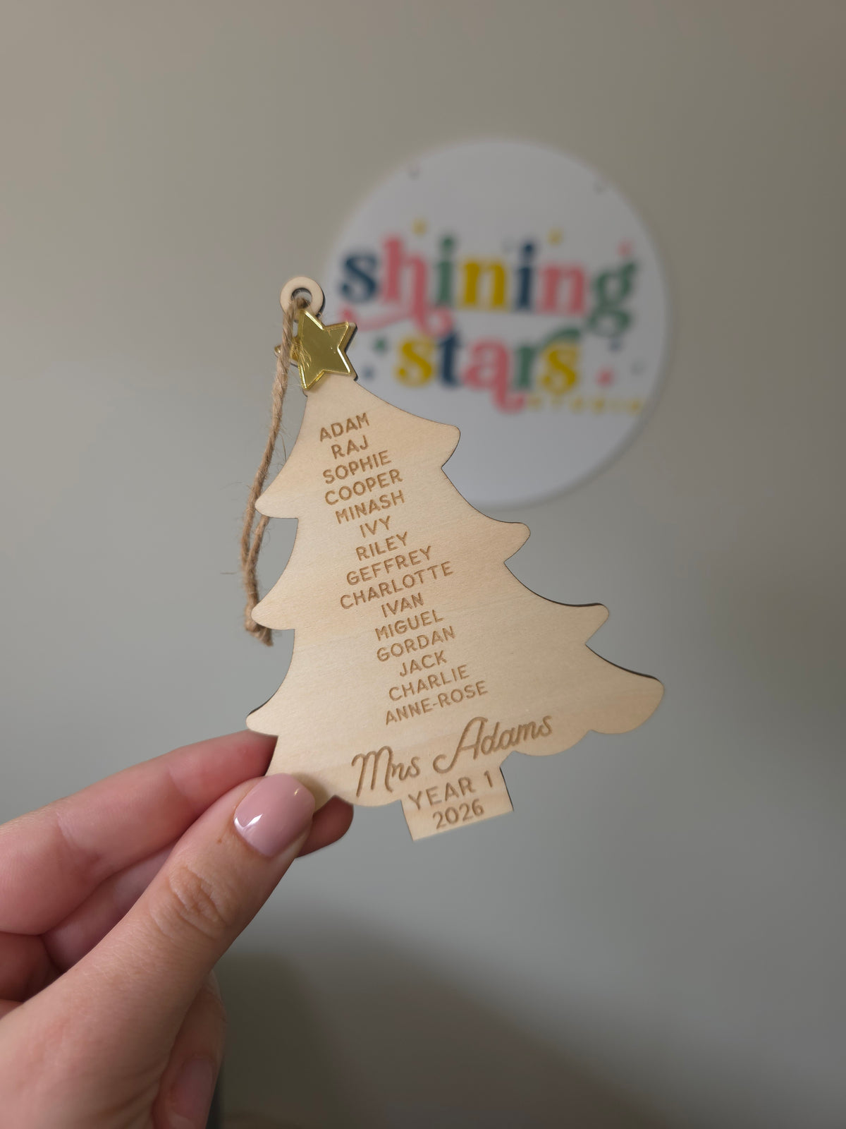 Teacher / Class End Of Year Gift Ornament