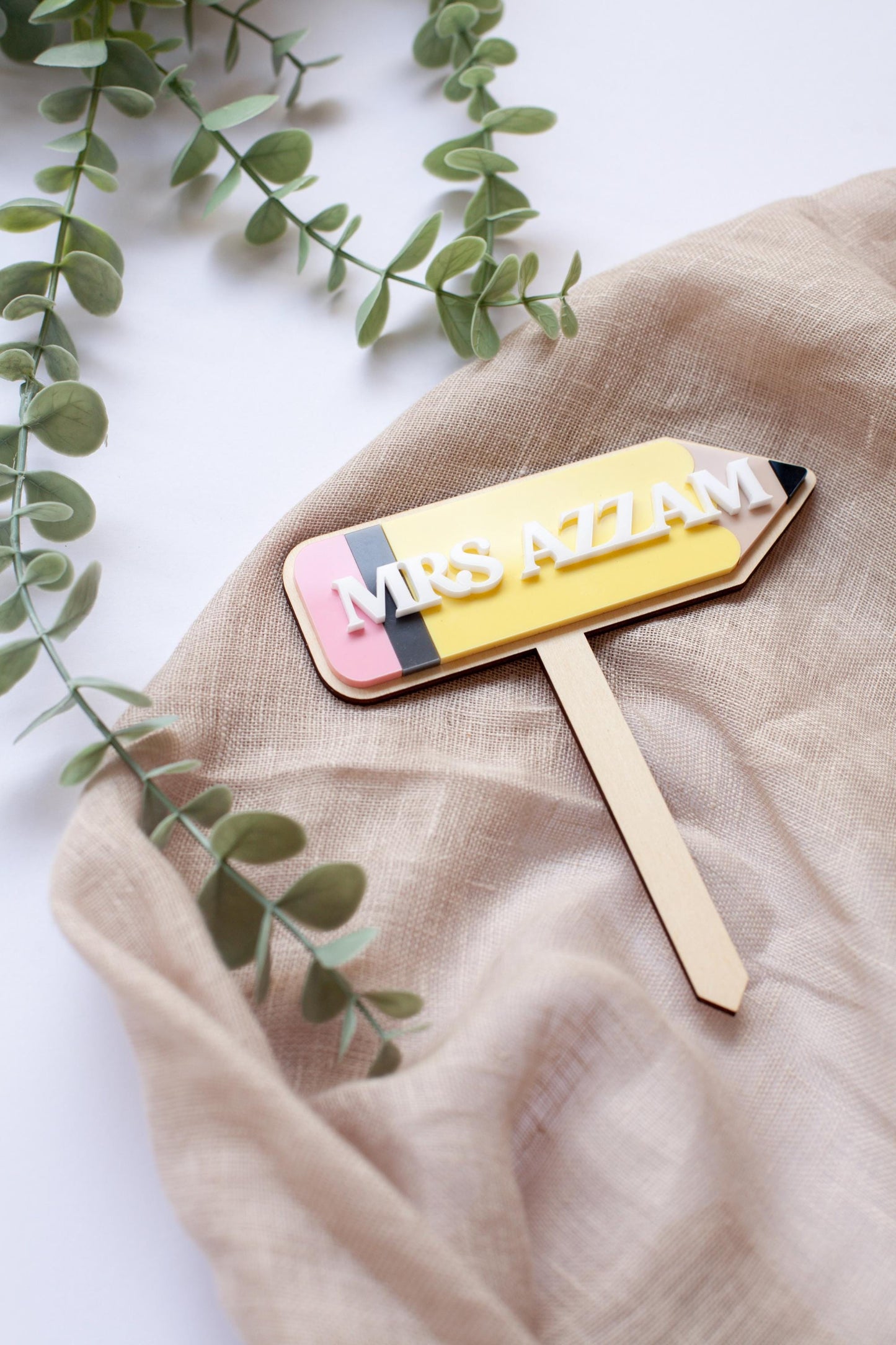 Teacher Personalised Plant Stake