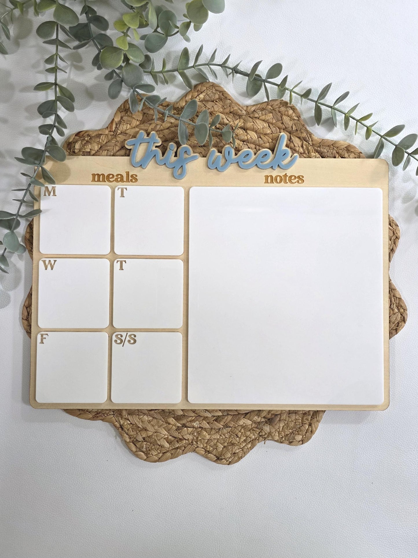 Magnetic Meal Planner and Note Pad