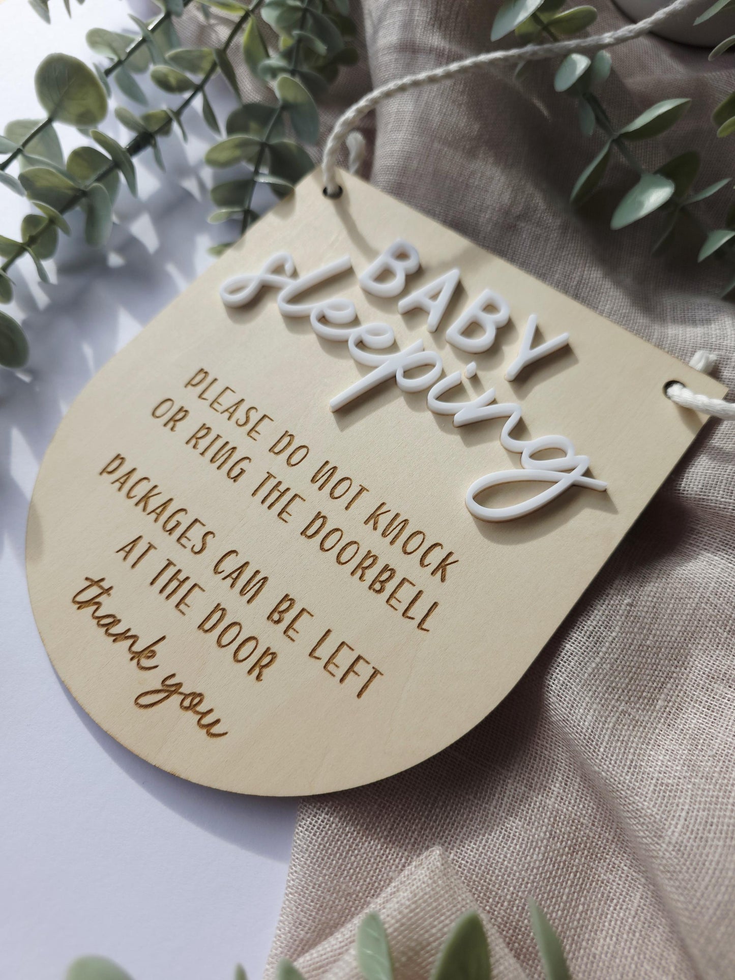 Baby is Sleeping Sign