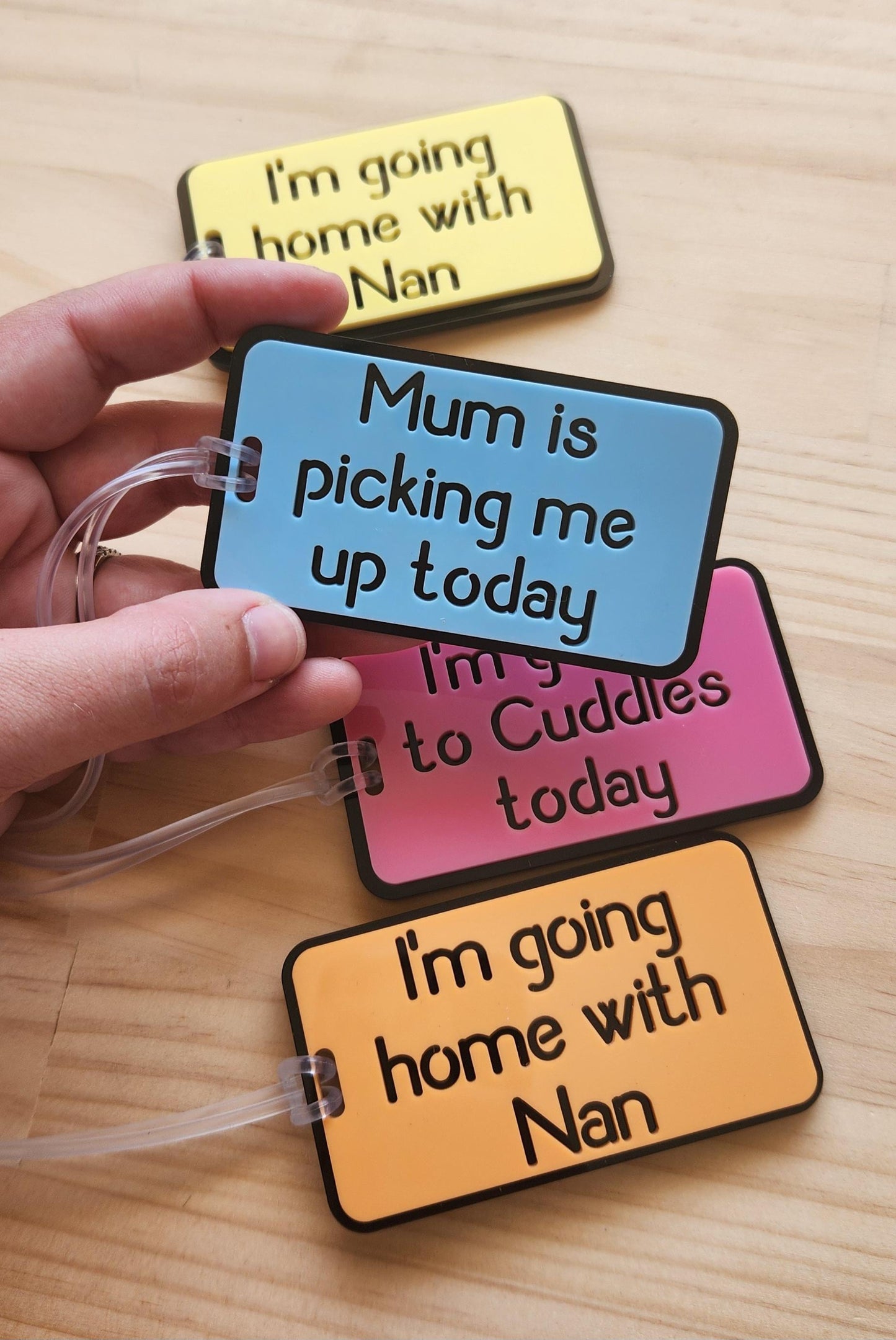 Who's Picking Me Up Today Bag Tag