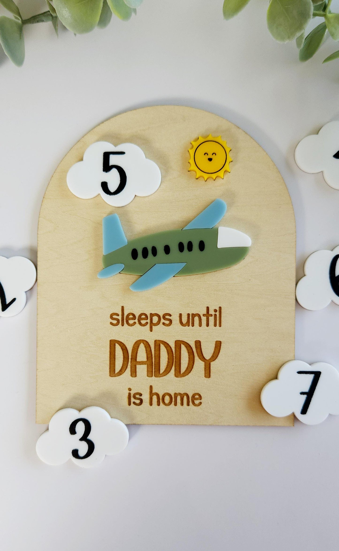 FIFO / DIDO Countdown Airplane Magnet