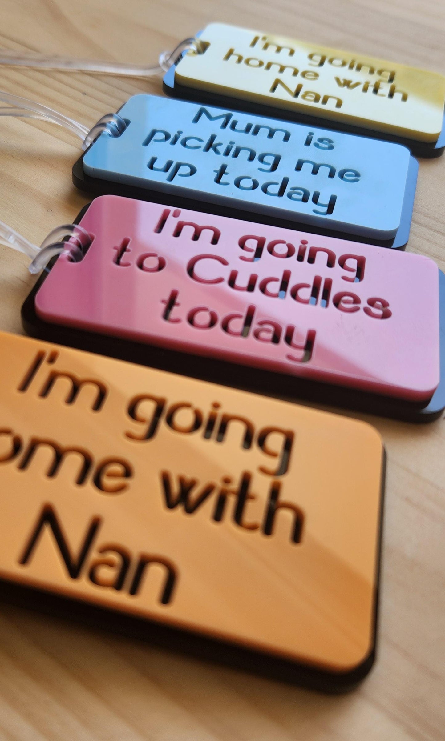 Who's Picking Me Up Today Bag Tag